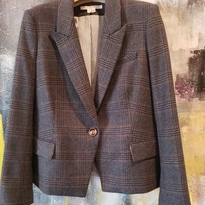 Veronica Beard Plaid blazer size 14